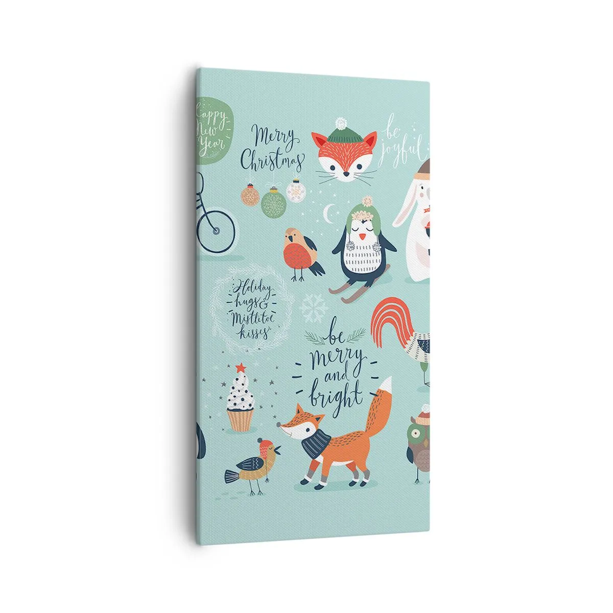 Canvas picture - Let Christmas Last Forever! - 55x100 cm