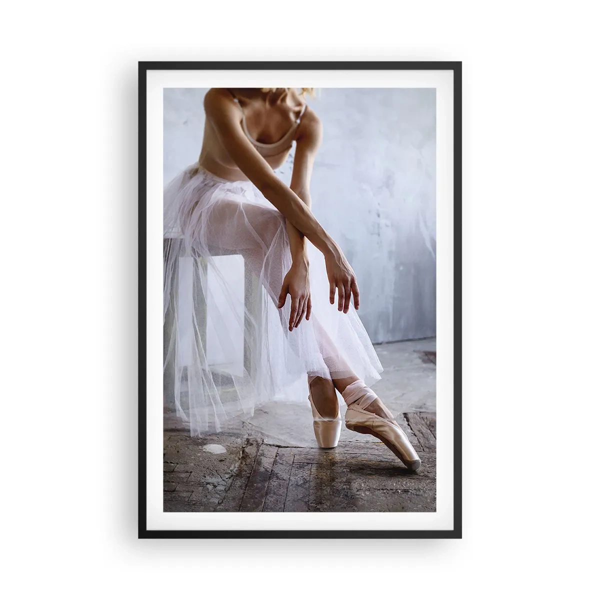 Poster in black frame - Before the Ramp Lights Are On - 61x91 cm