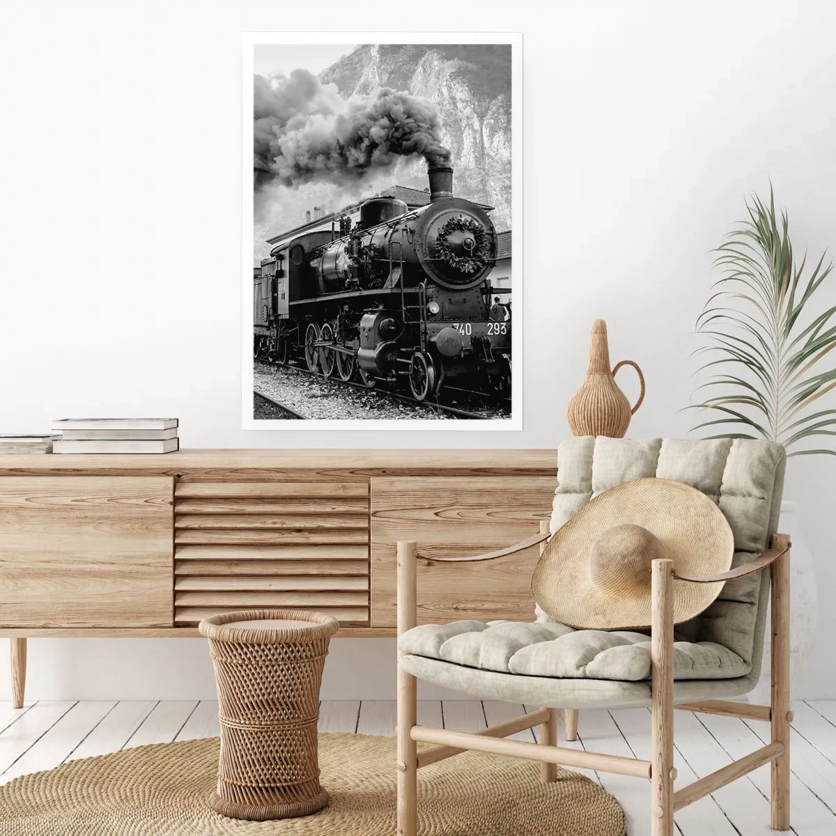 Poster - Standing at the Station... - 40x50 cm