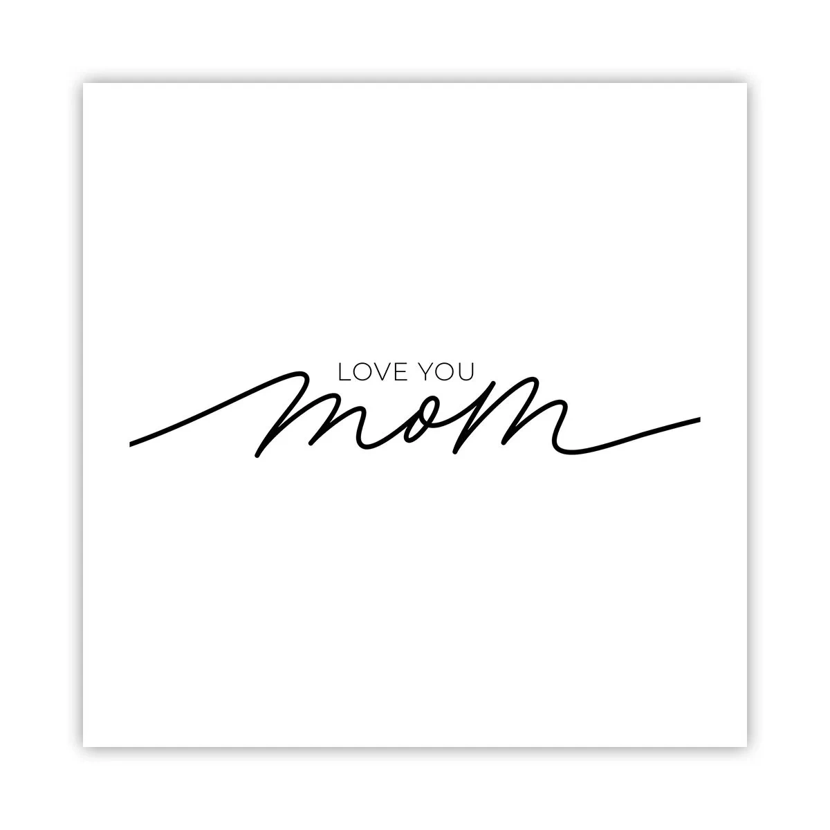 Poster - Great Emotion - 50x50 cm