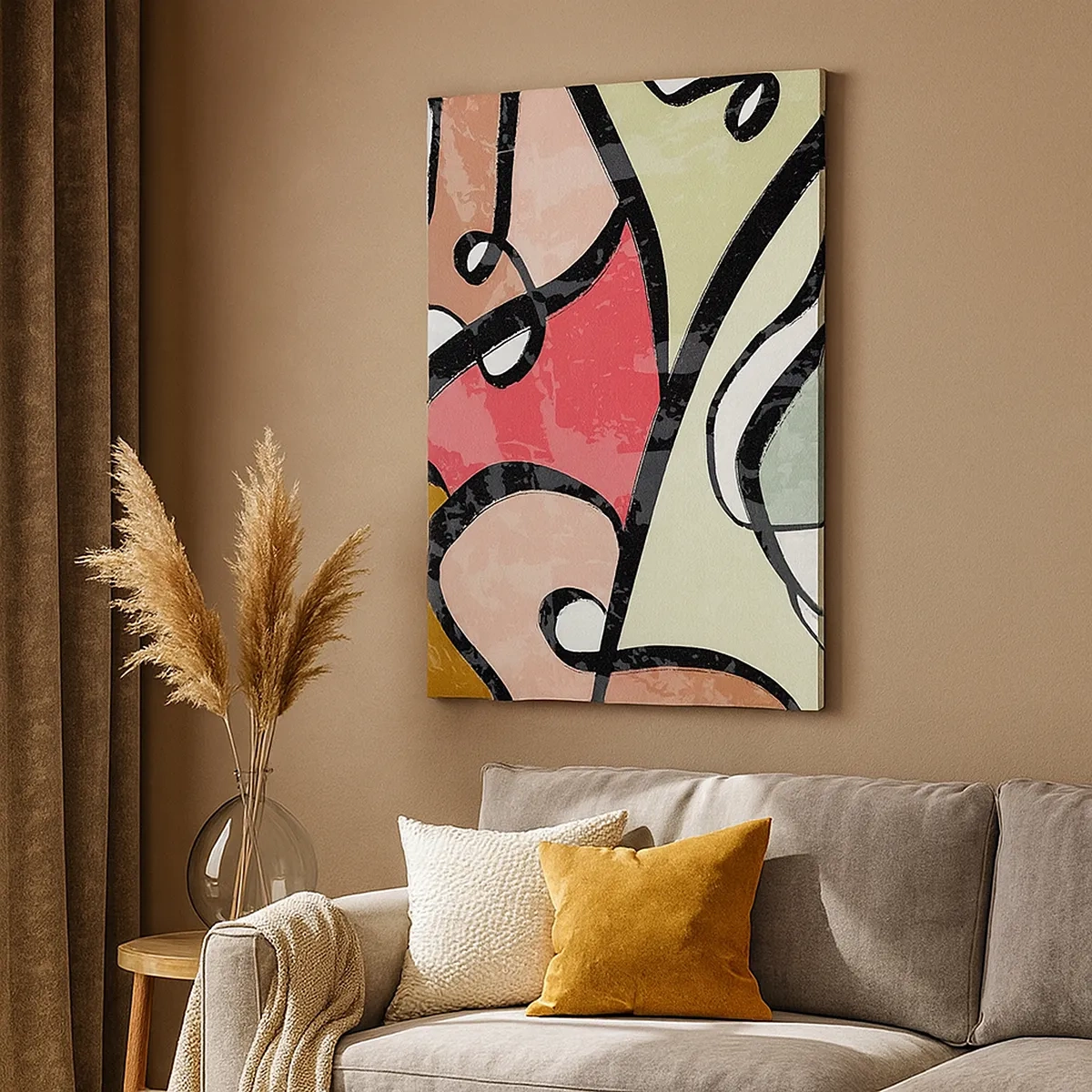 Canvas picture - Pirouettes Among Colours - 50x70 cm