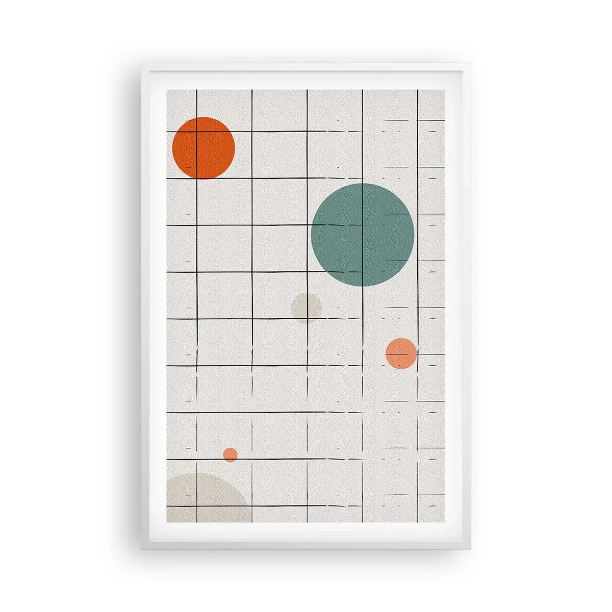 Poster in white frmae - Imprisoned. Us or Them? - 61x91 cm