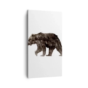 Canvas picture - I Always Wear Real Fur! - 45x80 cm