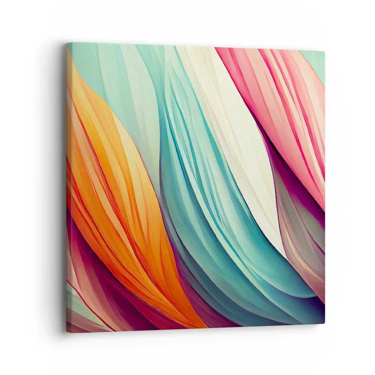 Canvas picture - Rainbow Knot - 30x30 cm