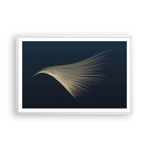 Poster in white frmae - Like Angel's Hair - 91x61 cm