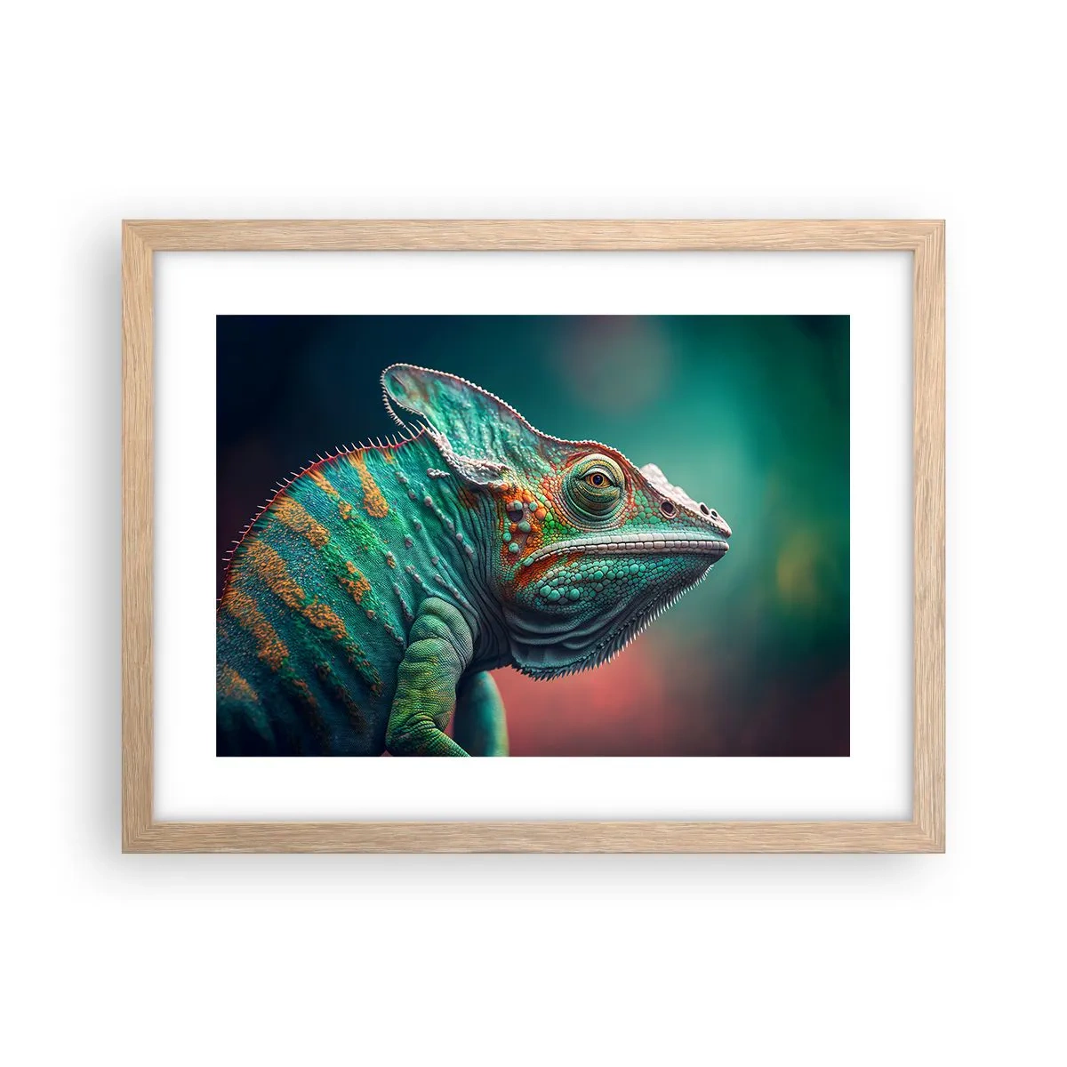 Poster in light oak frame - Can You See Me? That's Too Bad... - 40x30 cm