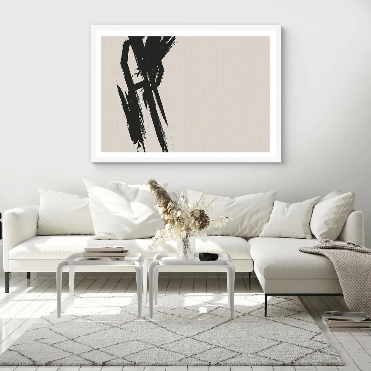 Poster in white frmae - Uncontrollable Rush - 50x40 cm