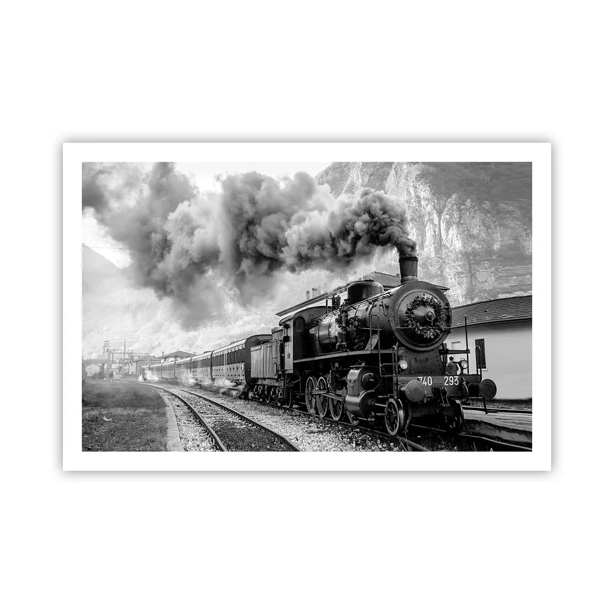 Poster - Standing at the Station... - 91x61 cm