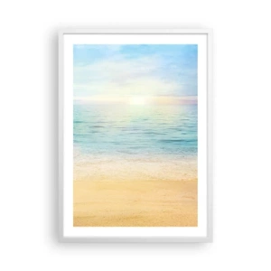 Poster in white frmae - The Big Blue - 50x70 cm