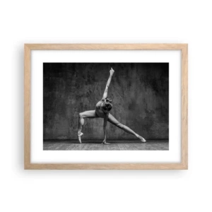 Poster in light oak frame - Ideal of Balance - 40x30 cm