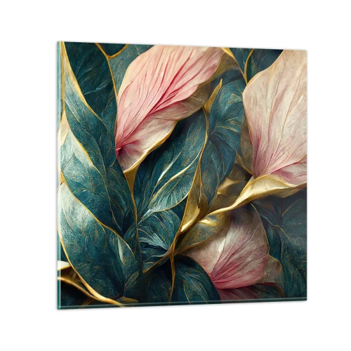 Glass picture - Natural Elegance and Style - 70x70 cm