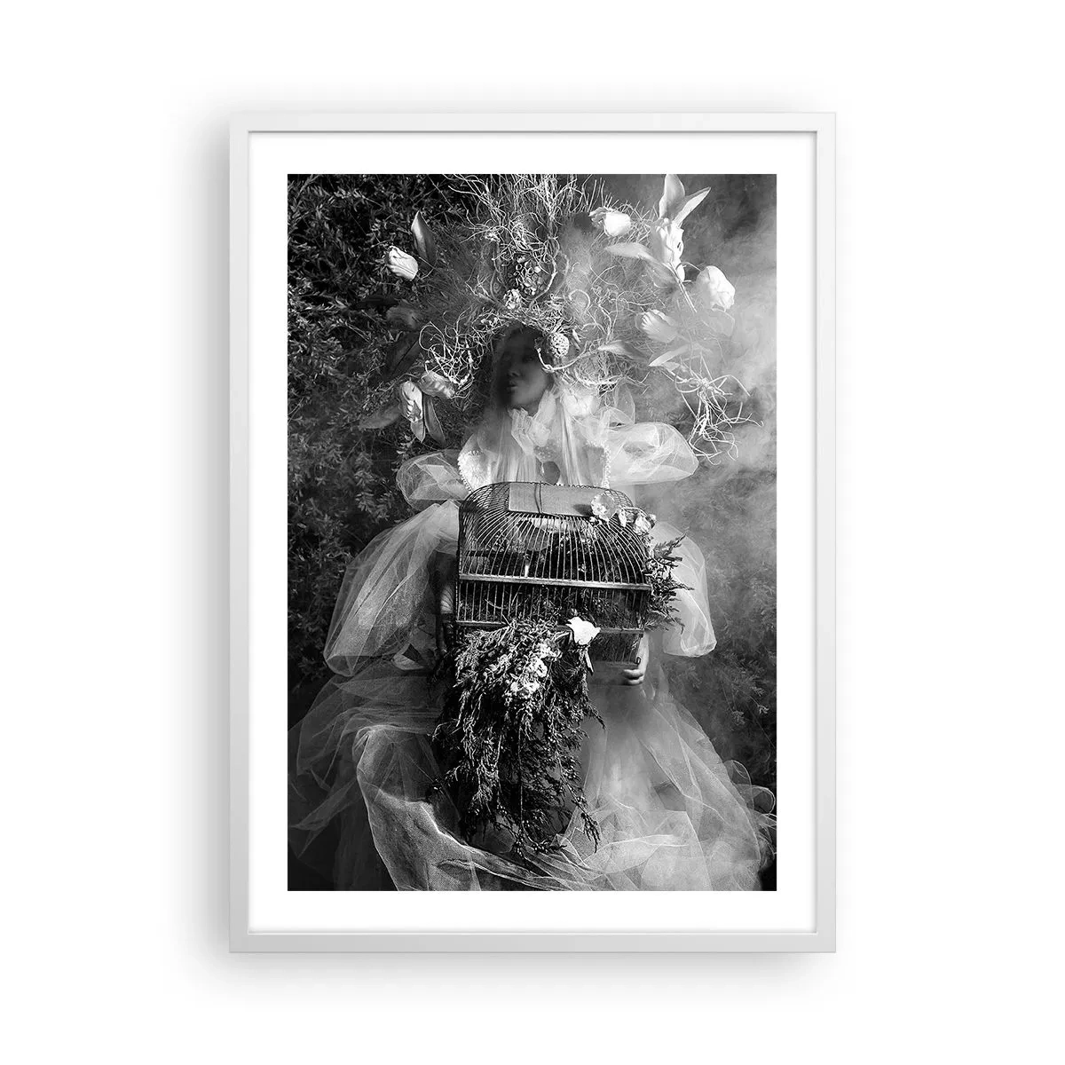 Poster in white frmae - Mother Nature - 50x70 cm