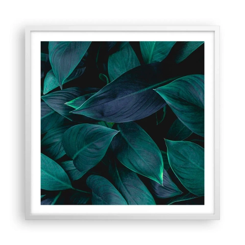 Poster in white frmae - The Green Itself - 60x60 cm