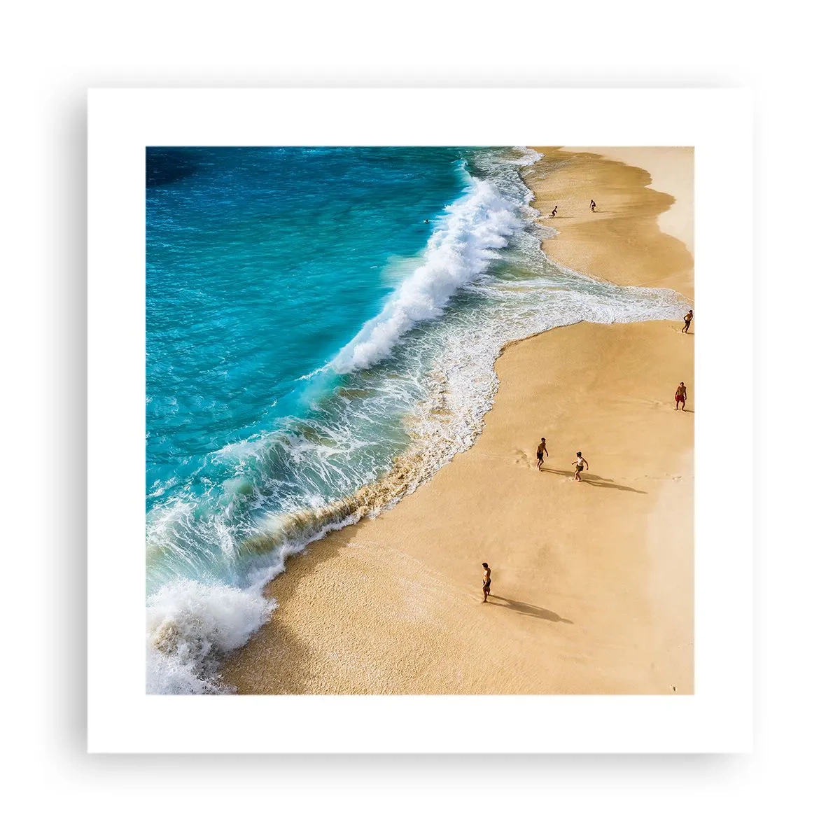 Poster - And Next the Sun, Beach… - 40x40 cm