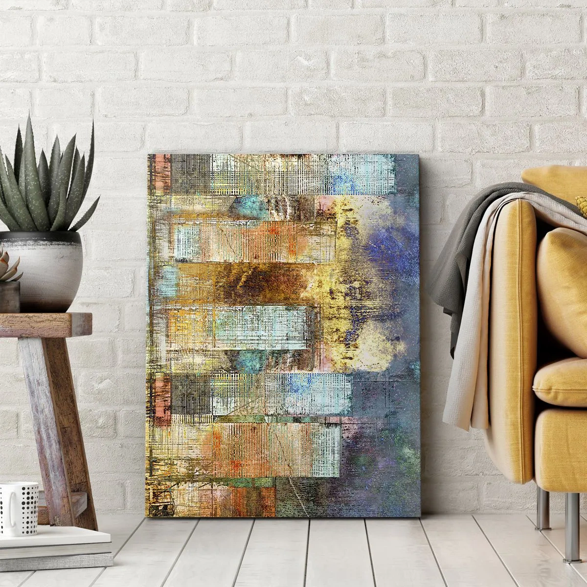 Canvas picture - Sunny Metropolis - 80x120 cm