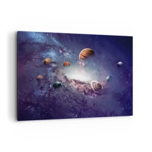 Canvas picture - Solar-Dancing System - 100x70 cm
