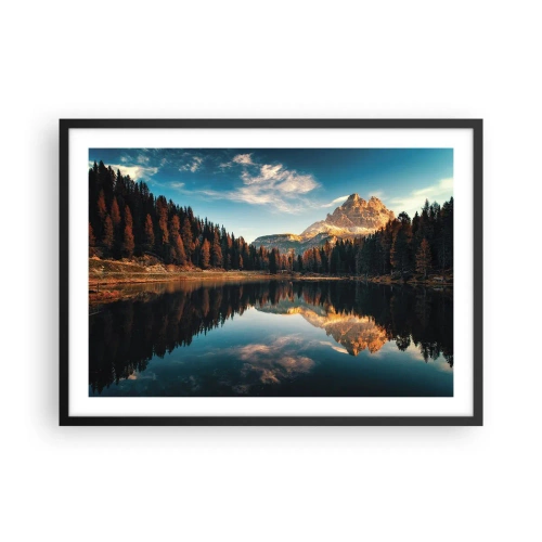 Poster in black frame - Double Landscape - 70x50 cm