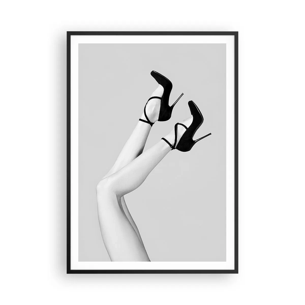 Poster in black frame - Upside Down - 70x100 cm