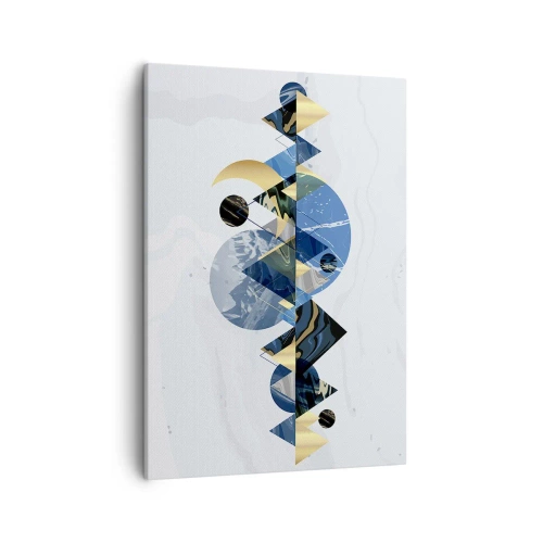 Canvas picture - Geometrical Landscape - 50x70 cm