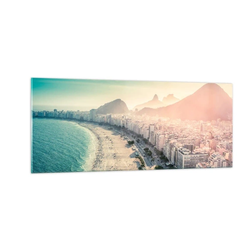 Glass picture - Eternal Holiday in Rio - 100x40 cm