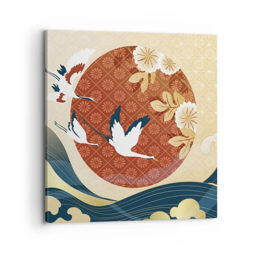 Canvas picture - Japanese Tale - 70x70 cm