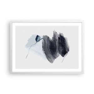 Poster in white frmae - Intensity and Movement - 70x50 cm