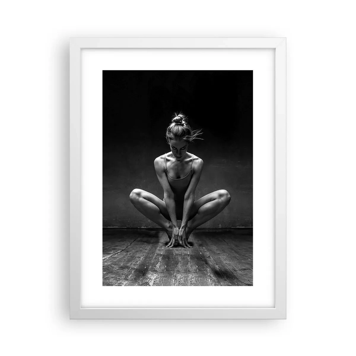 Poster in white frmae - Concentration of Dancing Energy - 30x40 cm