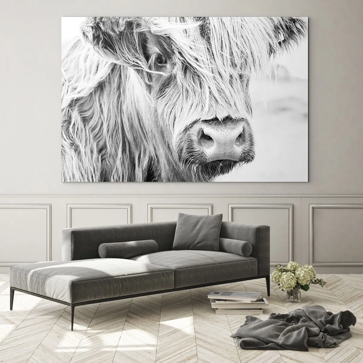 Glass picture - Scottish Wilderness - 120x80 cm