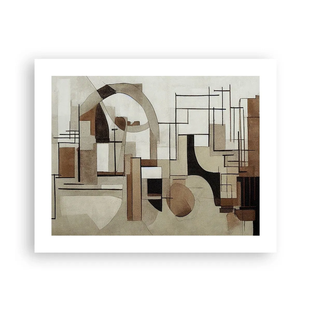 Poster - City Landscape 2.0 - 50x40 cm