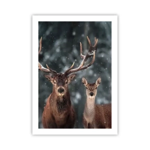 Poster - Master of the Forest with His Wife - 50x70 cm