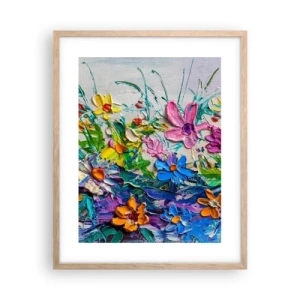 Poster in light oak frame - Not So Still Nature - 40x50 cm