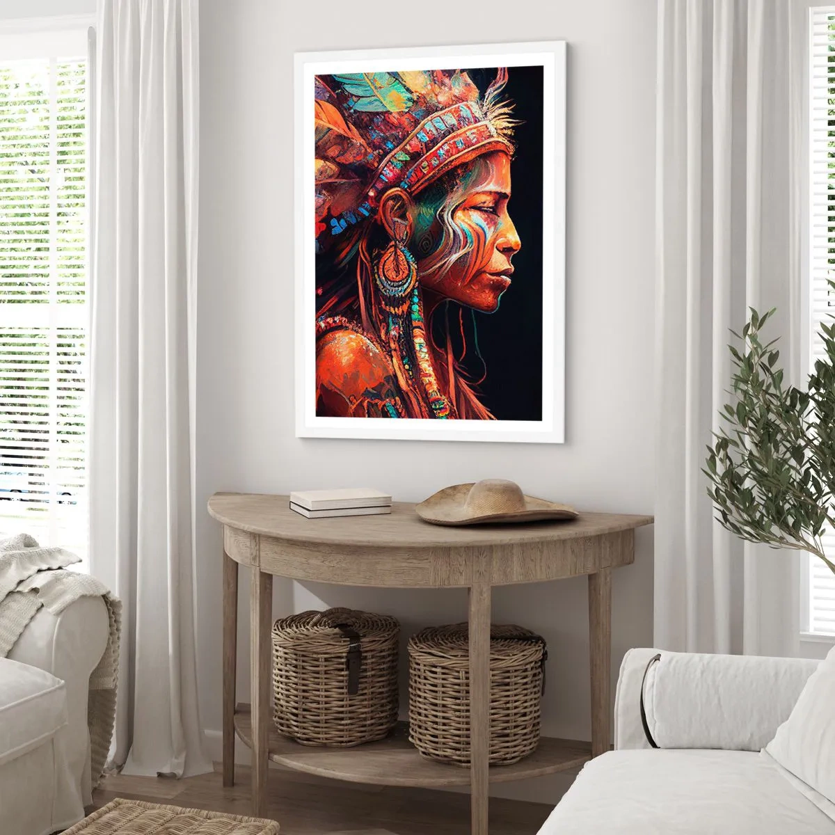 Poster in white frmae - Magical Ritual - 40x50 cm