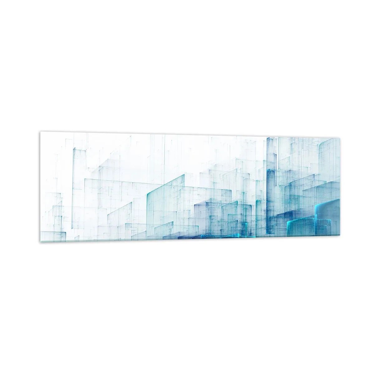 Glass picture - And There Was Space - 160x50 cm