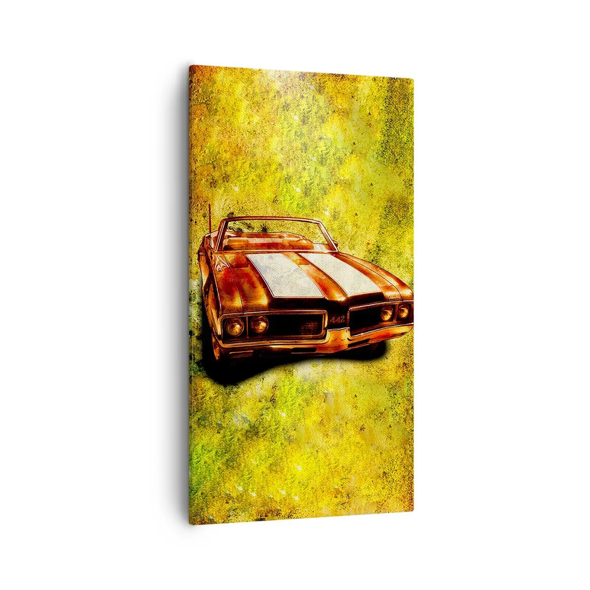 Canvas picture - Power Enchanted in Shapes - 55x100 cm