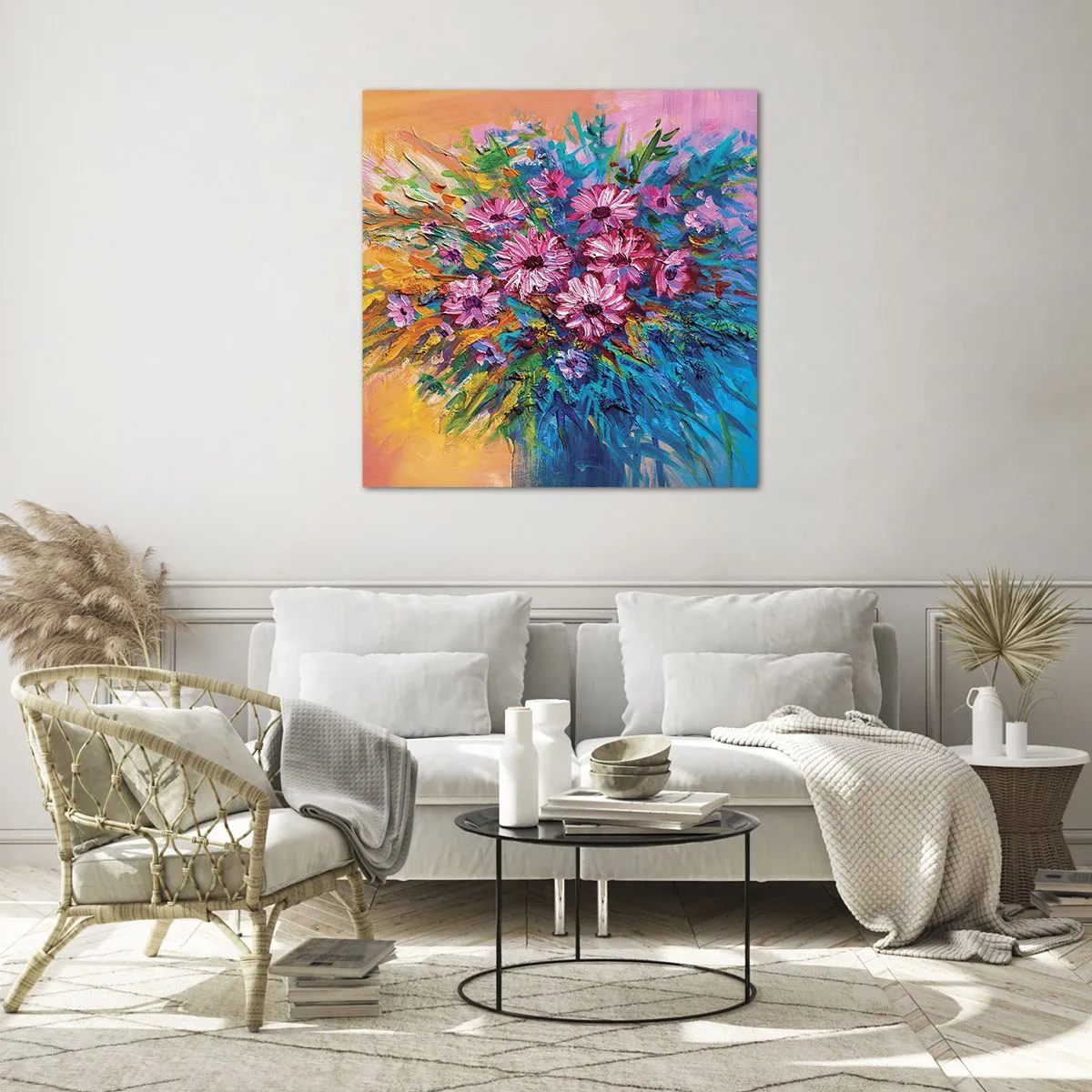 Glass picture - Energy of Life - 30x30 cm