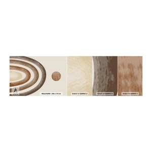 Photo Wallpaper Sample Standard Eco - In a Distant Galaxy - Abstraction, Piece, Design - 100x30 cm