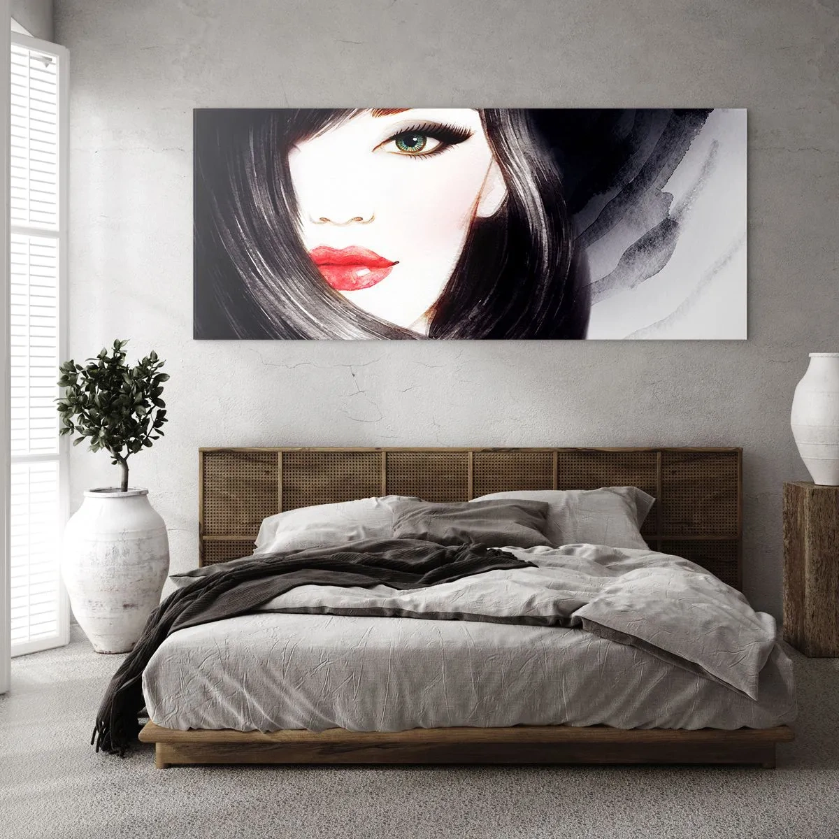 Glass picture - Sapphire Look - 100x40 cm