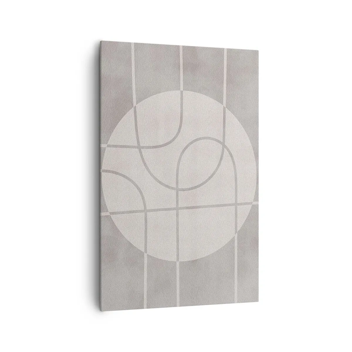 Canvas picture - Circular and Straight - 80x120 cm