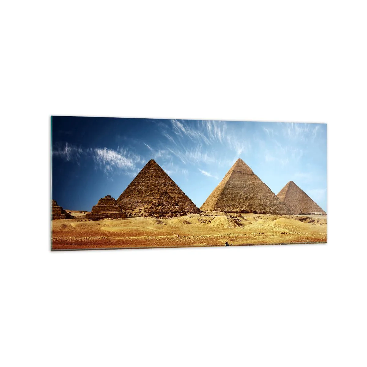Glass picture - 40 Centuries Looking at Us - 120x50 cm
