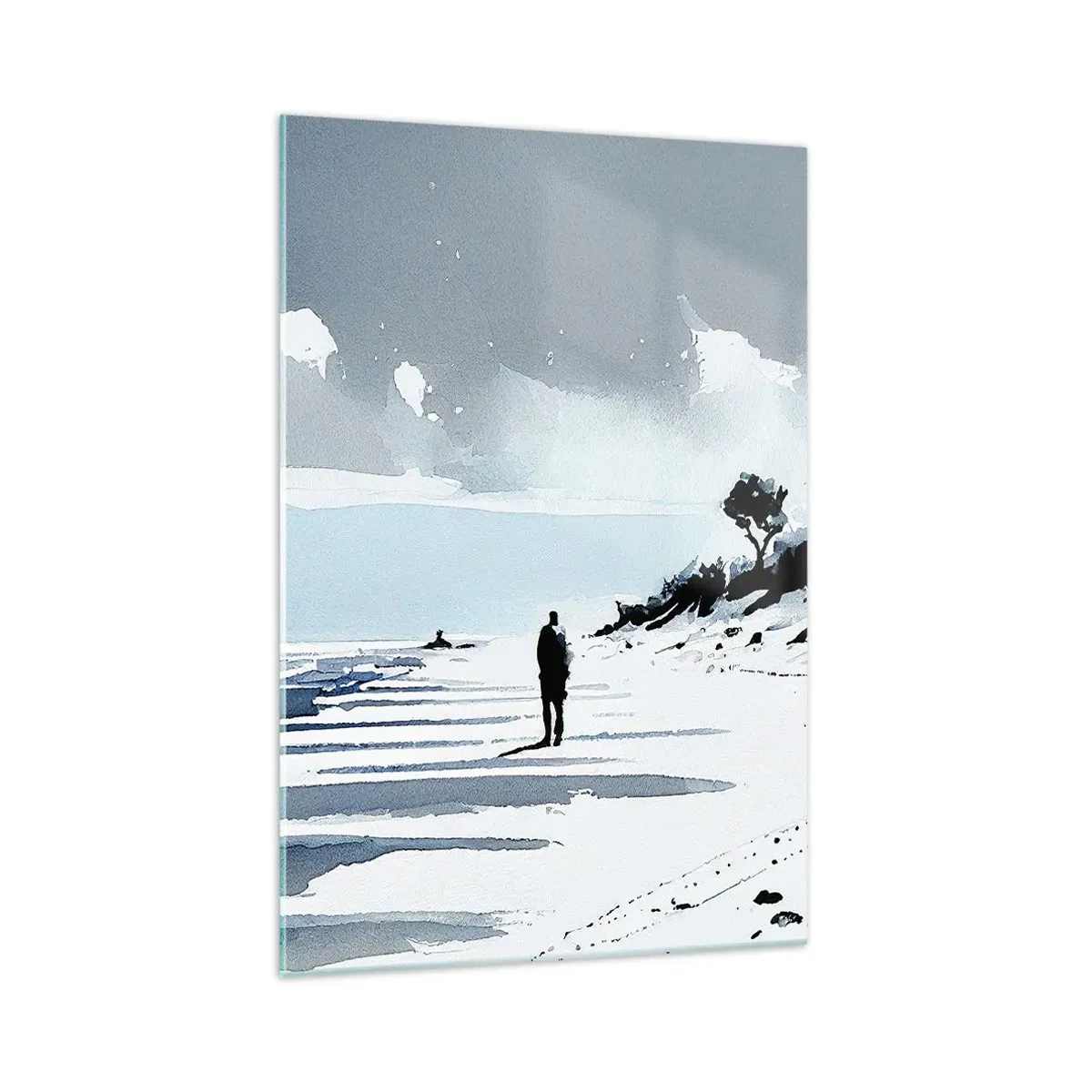 Glass picture - All Alone - 70x100 cm