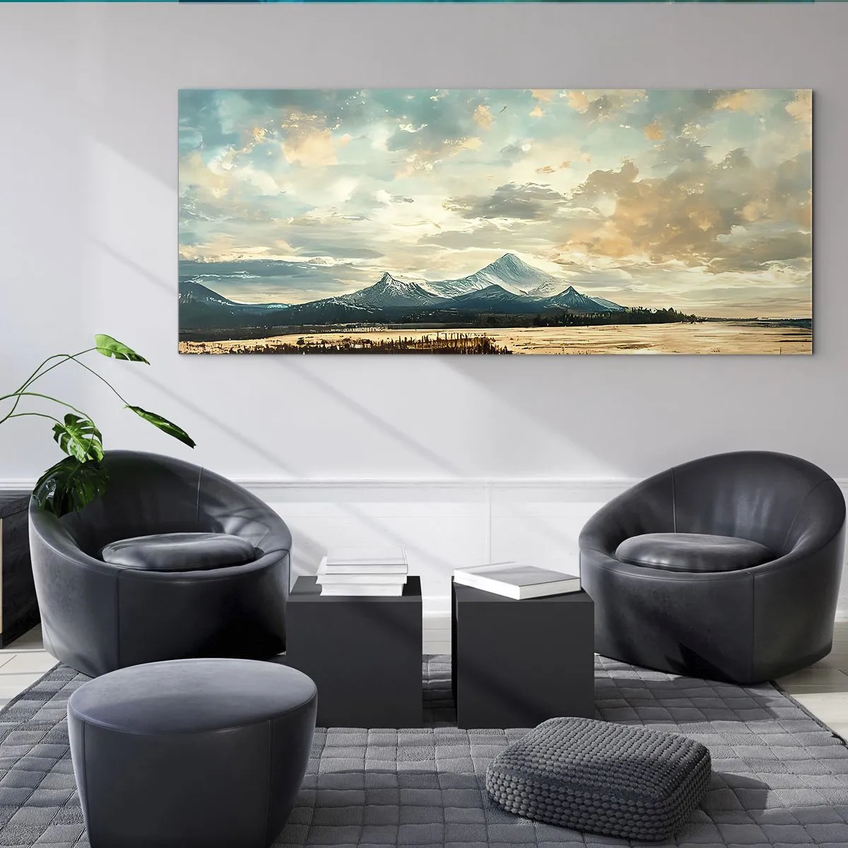 Glass picture - Under Heaven's Protection - 100x40 cm