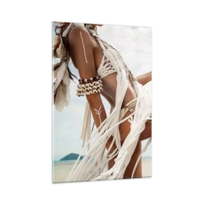 Glass picture - Priestess of the Sun - 80x120 cm