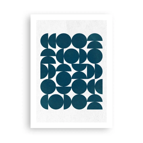 Poster - Circles and Semicircles - 50x70 cm