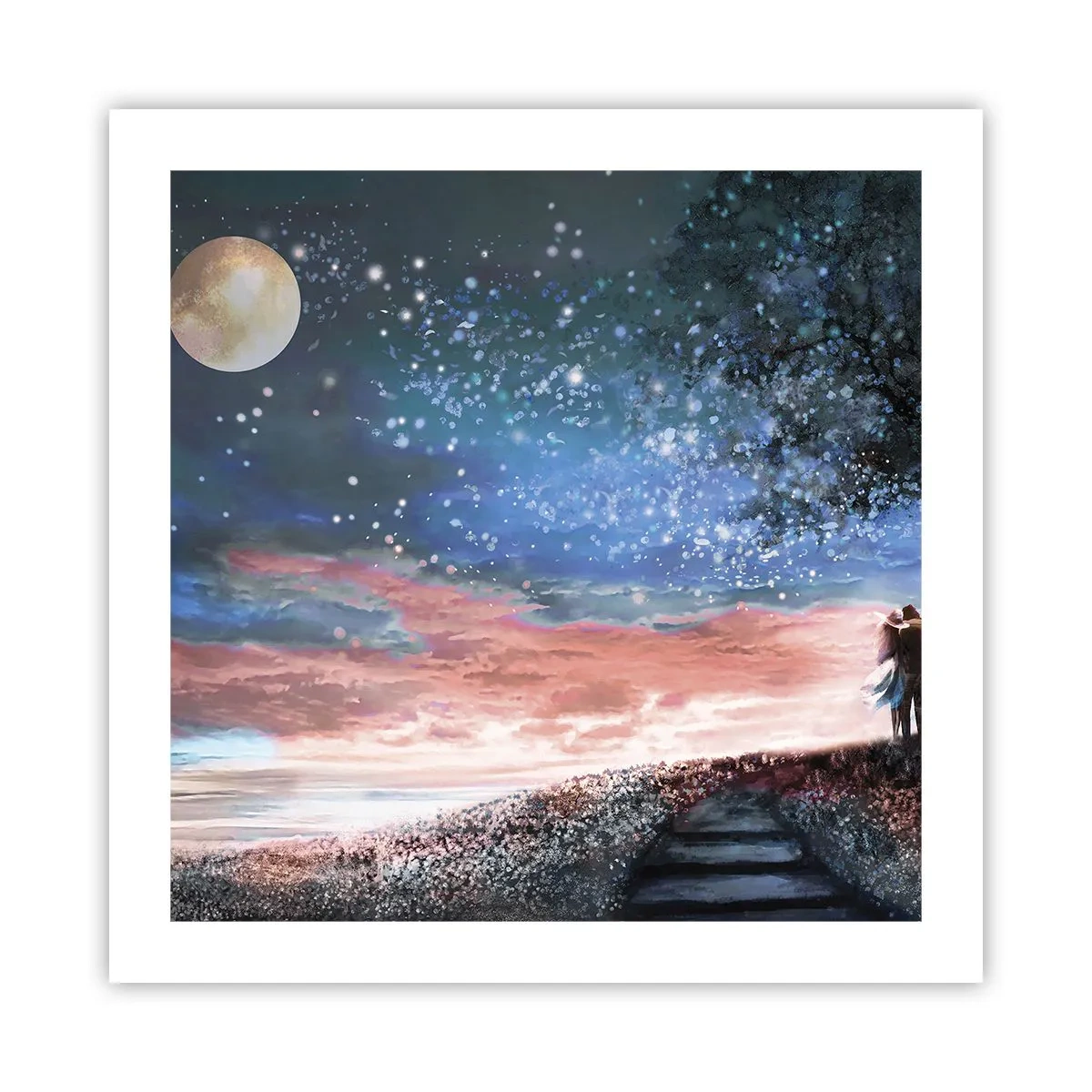Poster - Starry Spectacle - 50x50 cm