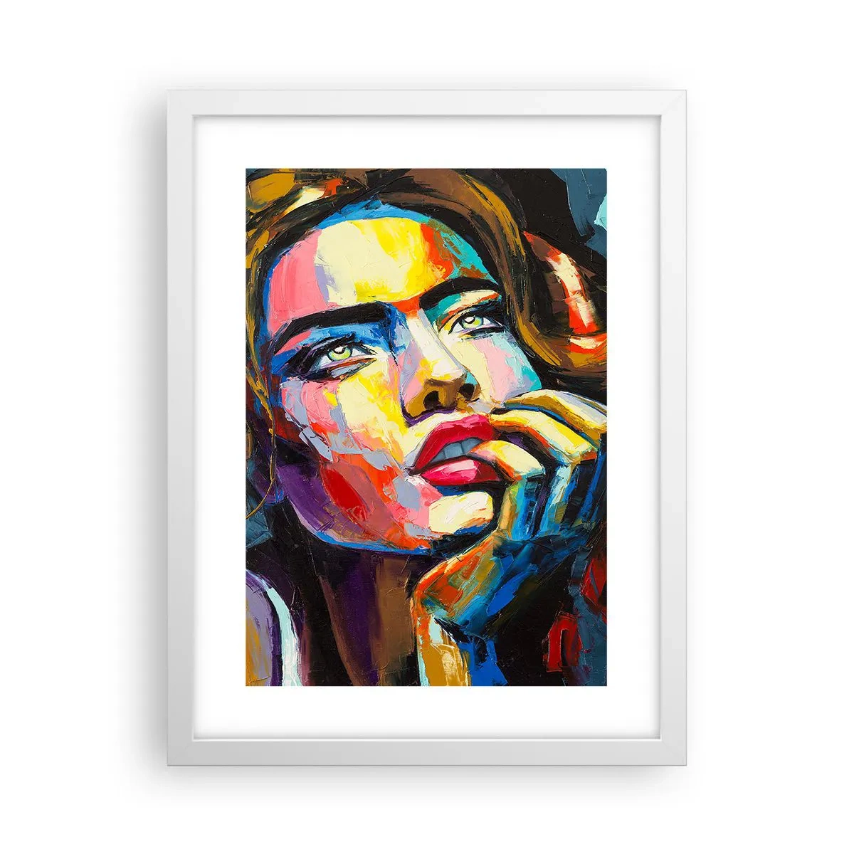 Poster in white frmae - Dreams Like Birds Flying in the Sky - 30x40 cm