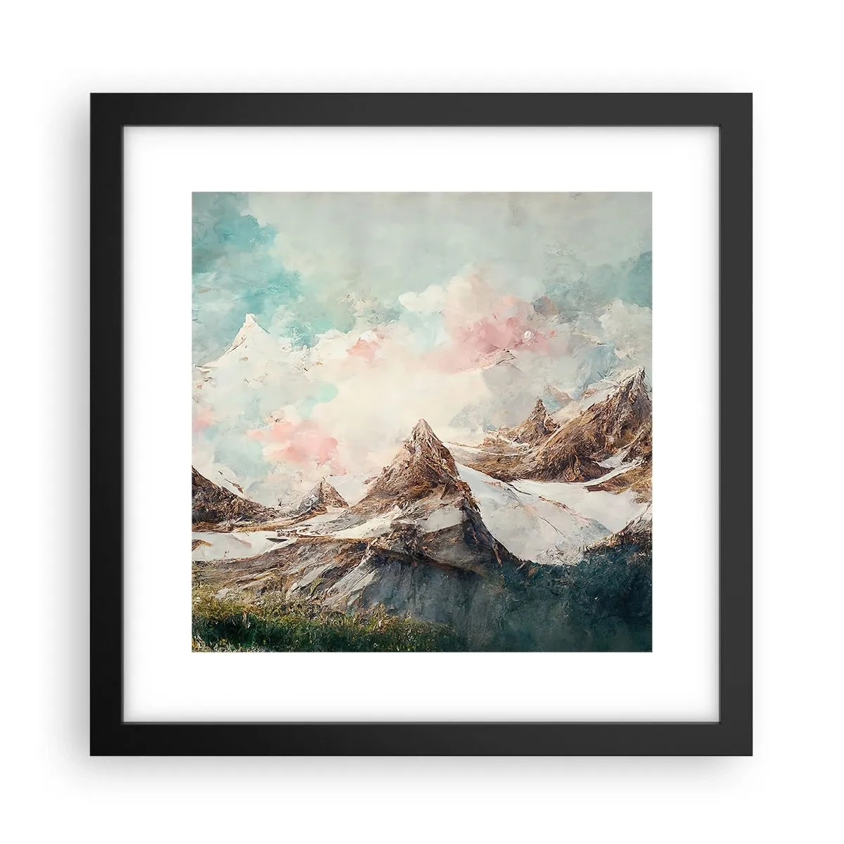 Poster in black frame - Rocky Blades - 30x30 cm
