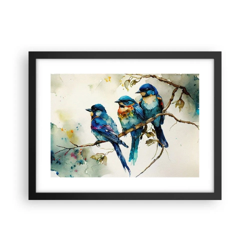 Poster in black frame - Is It Offended? - 40x30 cm