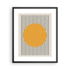 Poster in black frame - Power of Simplicity - 40x50 cm