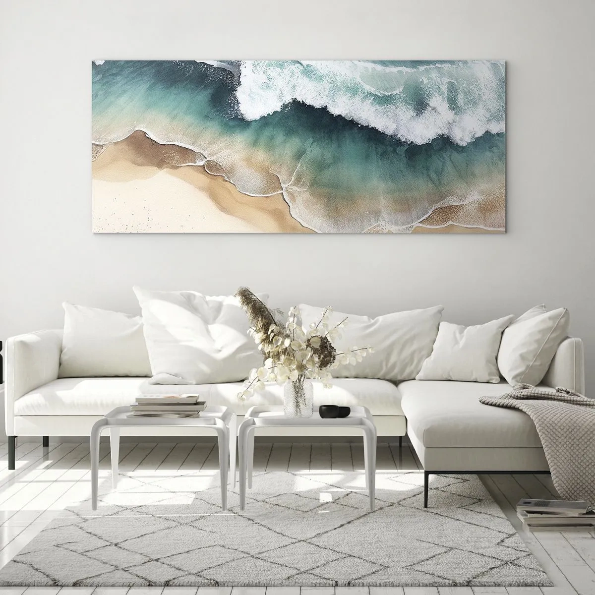 Glass picture - Eternal Encounter - 100x40 cm