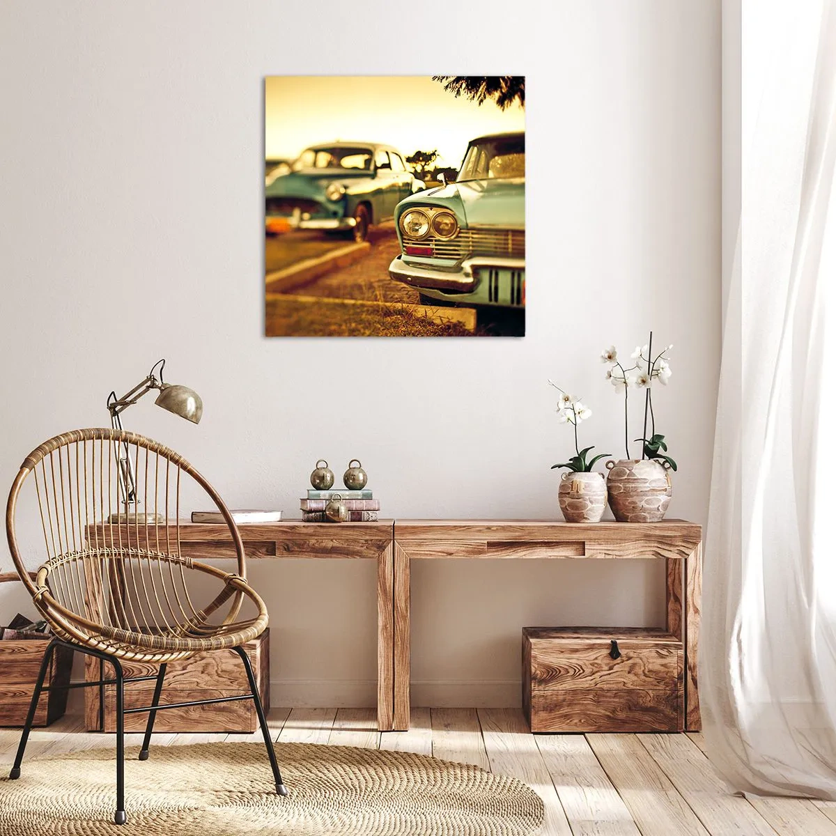 Canvas picture - We Wait and See - 70x70 cm